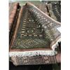 Image 2 : BOKHARA WOOL 8' X 5'1" PINK, WHITE, BLACK HAND WOVEN PERSIAN AREA RUG