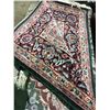 Image 2 : TABRIZ SILK 9' X 6' GREEN, BLUE, BURGUNDY HAND WOVEN PERSIAN AREA RUG