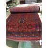 Image 2 : SERAPI  WOOL 9'5" X 2'6" RED, BLACK, GOLD HAND WOVEN PERSIAN AREA RUG