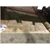 Image 2 : SARUGH ANTIQUE FINISH WOOL 9'8" X 2'9" CREAM, GOLD, RED HAND WOVEN PERSIAN AREA RUG