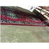 Image 2 : BIDJAR WOOL 15' X 2'6" RED, BLUE, WHITE HAND WOVEN PERSIAN AREA RUG