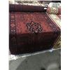 Image 2 : SERAPI WOOL 9' X 2'6" RED, BLACK, ORANGE HAND WOVEN PERSIAN AREA RUG