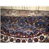 Image 2 : KASHAN DESIGN WOOL 6'7"X6'X7" BLUE, WHITE, RED HAND WOVEN PERSIAN AREA RUG