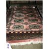 Image 2 : BOKHARA WOOL 6'X2'2" PINK, BEIGE, WHITE, HAND WOVEN PERSIAN AREA RUG