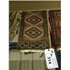 Image 2 : BOKHARA WOOL 3'X1' BROWN, GREY, RED HAND WOVEN PERSIAN AREA RUG