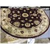 Image 2 : SARUGH ANTIQUE FINISH WOOL 3'7"X 3'7" BEIGE, BROWN, CREAM PERSIAN AREA RUG