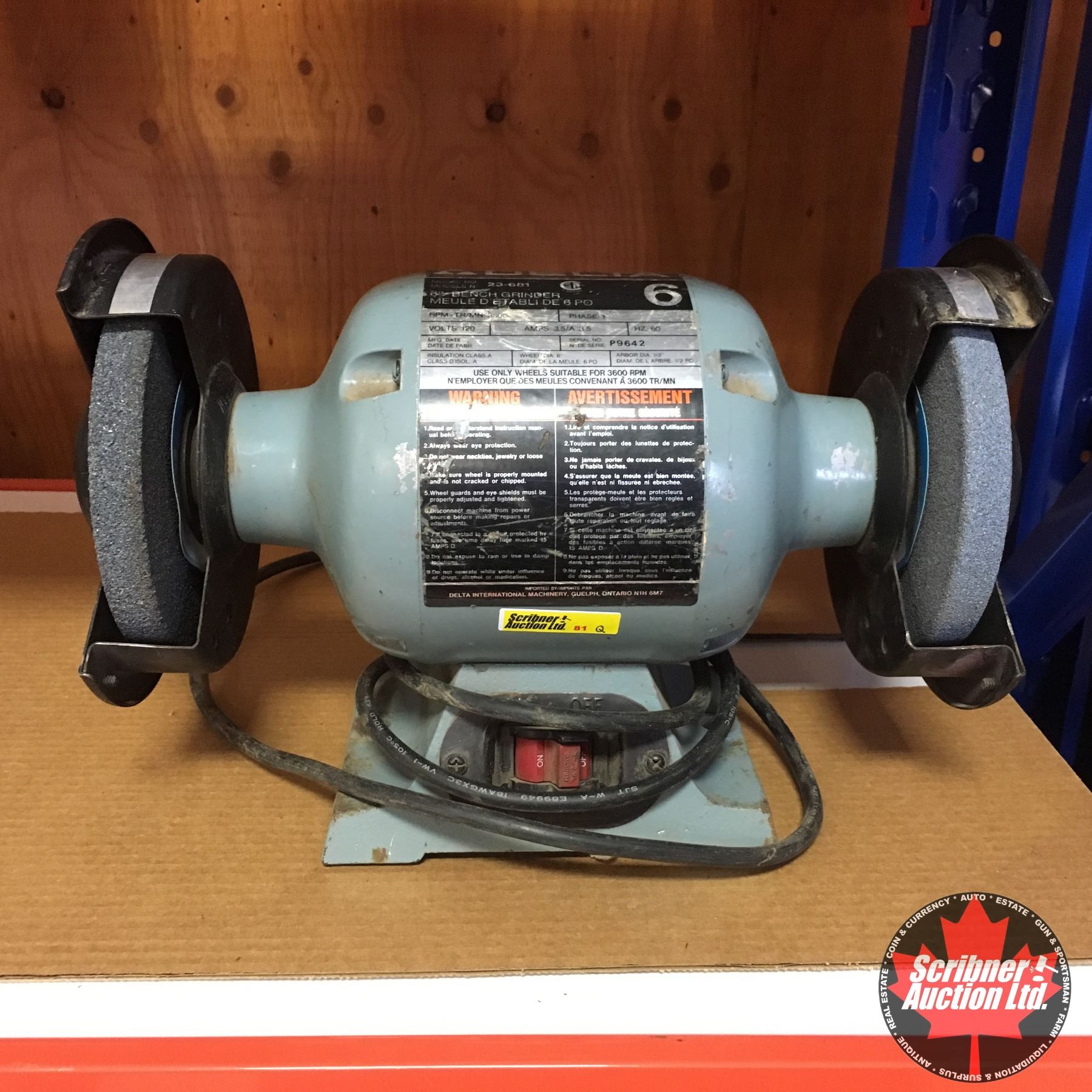 Delta 6 Bench Grinder