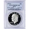 Image 1 : 1974-S $1 Ike Eisenhower Proof Silver Dollar Coin PCGS PR69DCAM
