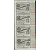 Image 1 : Uncut Sheet of (4) State of Louisiana Baby Bond Obsolete Notes