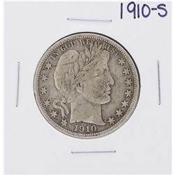 1910-S Barber Half Dollar Coin