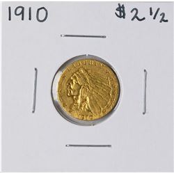 1910 $2 1/2 Indian Head Quarter Eagle Gold Coin