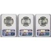 Image 2 : Lot of (3) 1952 Washington-Carver Commemorative Half Dollar Coins NGC MS64