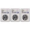 Image 1 : Lot of (3) 2018 Niue $2 Star Wars Stormtrooper Silver Coins NGC MS69 Early Relea