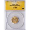 Image 1 : 1903-J Germany-Hamburg 10 Marks Gold Coin ANACS AU58
