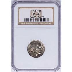 1926 Buffalo Nickel Coin NGC MS65
