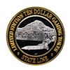 Image 2 : .999 Silver Stateline Wendover, Nevada $10 Limited Edition Casino Gaming Token