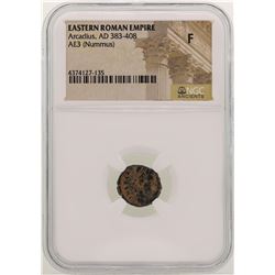 Arcadius 383-408 AD Ancient Eastern Roman Empire NGC F