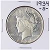 Image 1 : 1934-S $1 Peace Silver Dollar Coin
