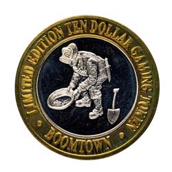 .999 Silver Boomtown Las Vegas, NV $10 Casino Limited Edition Gaming Token