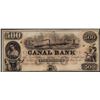 Image 1 : 1800's $500 Canal Bank New Orleans Obsolete Note Tear Middle Margin