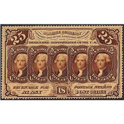July 17, 1862 25 Cents First Issue Perforated Fractional Currency Note