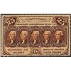 Image 1 : July 17, 1862 25 Cents First Issue Perforated Fractional Currency Note