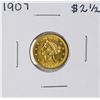 Image 1 : 1907 $2 1/2 Liberty Head Quarter Eagle Gold Coin