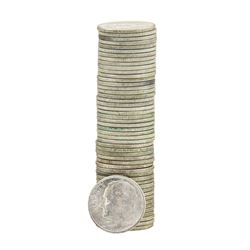 Roll of (50) 1946 Brilliant Uncirculated Roosevelt Dimes