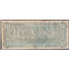 Image 2 : 1864 $10 Confederate States of America Note