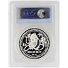 Image 2 : 1989 China 1 oz. New York Coin Show Silver Horse Coin PCGS PR69DCAM