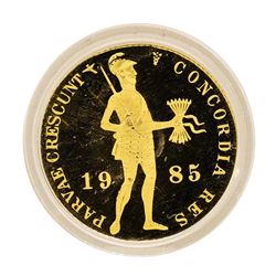 1985 Netherland Ducat Proof Gold Coin