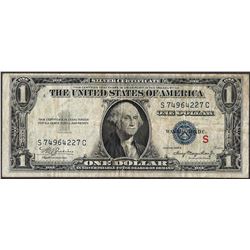1935A $1 Experimental "S" Note Silver Certificate