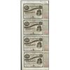 Image 1 : Uncut Sheet of (4) State of Louisiana Baby Bond Obsolete Notes