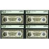 Image 1 : Cut Sheet of (4) 1918 $1 Federal Reserve Bank Chicago Notes Fr.727 PCGS Gem New