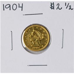 1904 $2 1/2 Liberty Head Quarter Eagle Gold Coin