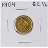 Image 1 : 1904 $2 1/2 Liberty Head Quarter Eagle Gold Coin