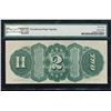 Image 2 : 1869 $2 Rainbow Legal Tender Note Fr.42 PMG About Uncirculated 53EPQ