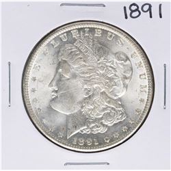 1891 $1 Morgan Silver Dollar Coin
