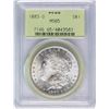 Image 1 : 1883-O $1 Morgan Silver Dollar Coin PCGS MS65 Nice Toning Old Green Holder
