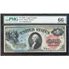 Image 1 : 1869 $1 Rainbow Legal Tender Note Fr.18 PMG Gem Uncirculated 66EPQ