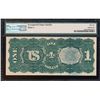 Image 2 : 1869 $1 Rainbow Legal Tender Note Fr.18 PMG Gem Uncirculated 66EPQ