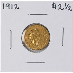 1912 $2 1/2 Indian Head Quarter Eagle Gold Coin