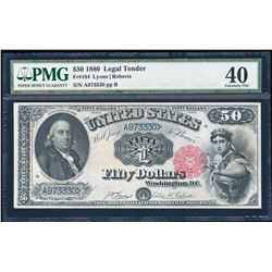 1880 $50 Legal Tender Note Fr.164 PMG Extremely Fine 40