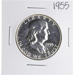 1955 Proof Franklin Half Dollar Coin