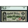 Image 1 : 1863 $5 Legal Tender Note Fr.63a PCGS Very Choice New 64