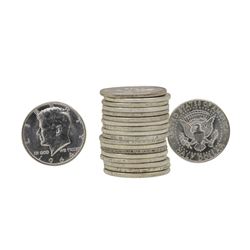 Roll of (20) Brilliant Uncirculated 1964 Kennedy Half Dollar Coins