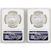 Image 2 : Lot of (2) 1982Mo Mexico Libertad Onza Silver Coins NGC MS66