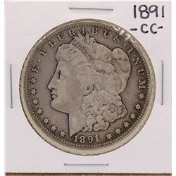 1891-CC $1 Morgan Silver Dollar Coin