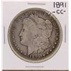 Image 1 : 1891-CC $1 Morgan Silver Dollar Coin