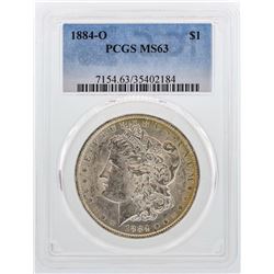 1884-O $1 Morgan Silver Dollar Coin PCGS MS63